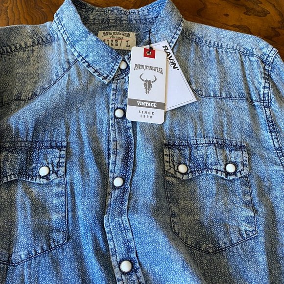BNWT Men's Denim Shirt - Picture 6 of 11